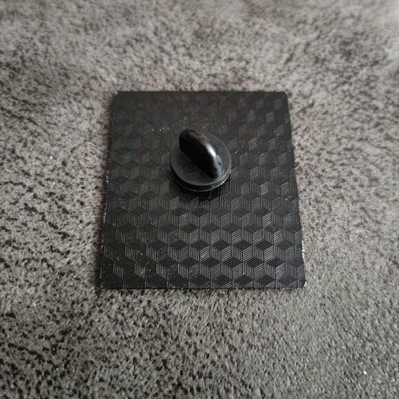 "Not Today Jesus" rainbow goat lapel pin - Picture 2 of 3